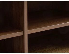 Mobile TV marrone con effetto rovere 180x56x45 cm Nola – Unique Furniture