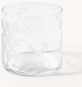 Westwing Crosby Studios, Set di 2 bicchieri fatti a mano Cristal