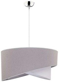 Duolla - Lampadario a sospensione con filo CELLO 1xE27/40W/230V diametro 45 cm grigio