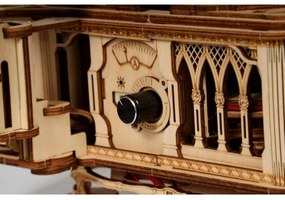 RoboTime - 3D puzzle meccanico in legno Grammofono (electric drive)