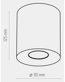 Faretto ORION 1xGU10/10W/230V oro