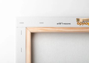 Stampa su tela – Foglia minimalista su sfondo bianco No4