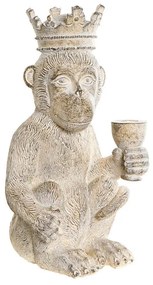 Statua Decorativa DKD Home Decor Resina Scimmia (16 x 15 x 30 cm)