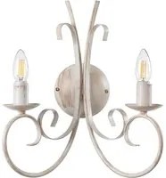 4885/Ap2 - Applique Pompei 2 Luci Bianco Invecchiato