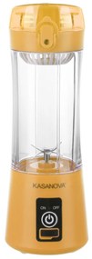 Mini frullatore portatile senza fili 350 ml giallo