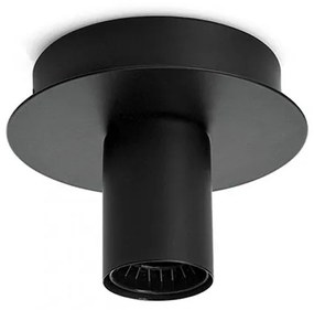 Plafoniera in metallo colore nero