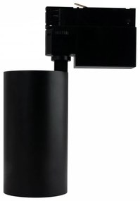 Faro LED 30W Trifase Nero 60° 120lm/W, CRI92, no Flickering - BRIDGELUX LED Colore  Bianco Naturale 4.000K
