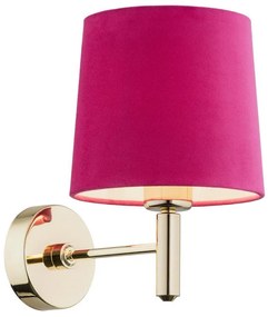 Argon 4349 - Applique PONTE 1xE27/15W/230V rosa/ottone