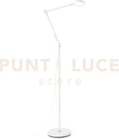 Futura lampada da terra orientabile bianca dimmerabile led 4000 k 1...