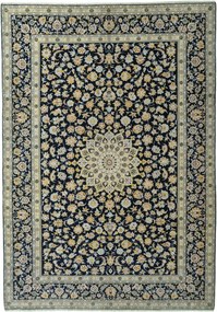 Kashan Tappeto persiano 300x430 Blu (Iran) Annodato A Mano
