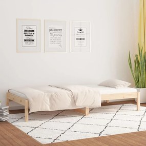 Dormeuse 90x190 cm 3ft single in legno massello di pino