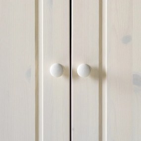 Armadio in legno di pino bianco 65x180 cm Anita - Støraa