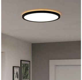Eglo 901439 - Lampada LED da bagno ROVITO 18,5W/230V diametro 38,9 cm IP44 nero