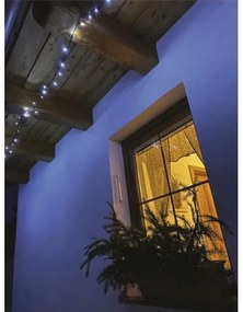 Catena LED da esterno natalizia 120xLED/17m IP44 bianco caldo