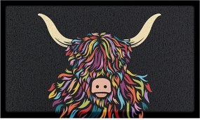 Zerbino in PVC 40x70 cm Highland Cow – Artsy Doormats