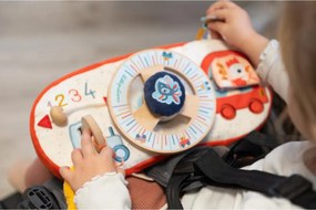 Lilliputiens - Pannello di stoffa con volante - Macchina del contadino