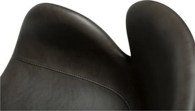 Sedia da pranzo grigia in imbottito con braccioli Gaia – DAN-FORM Denmark