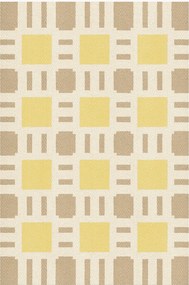 Tappeto in iuta tessuto a mano Sunny Side Up