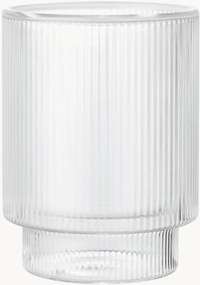 Set di 2 bicchieri in vetro soffiato Ripple, 220 ml