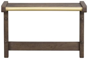 Appendiabiti da parete in rovere marrone scuro Inverness - Rowico