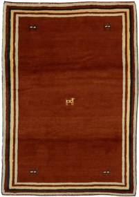 Gabbeh Tappeto 130 x 180 Rosso (Pakistan) Annodato A Mano