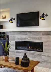 Faretto da parete RENO 1xE27/40W/230V nero