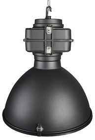 Lampada a sospensione industriale intelligente nera 53 cm incl. A60 Wifi - Sicko