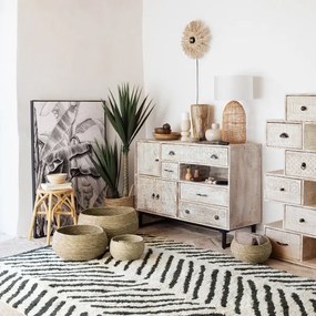 Atmosphera - Lampada da tavolo KARLA 1xE27/25W/230V rattan