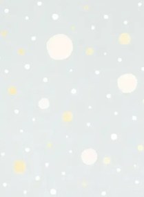 Majvillan Carta da parati Confetti - Soft Grey/ Light Pink/ Gold/ Cream White