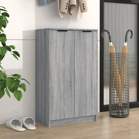 Scarpiera Grigio Sonoma 59x35x100 Cm İn Legno Multistrato /