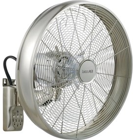 Lucci air 213126 - Ventilatore da parete BREEZE 55W/230V cromo opaco + tc