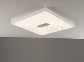 Pannello led bianco in acrilico e alluminio 42w 1840lm cct dimmerab...