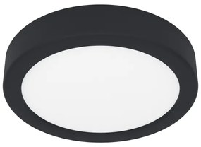 Eglo 900637 - Plafoniera da bagno a LED FUEVA LED/11W/230V IP44 nera