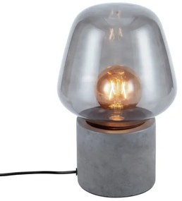 Nordlux - Lampada da tavolo CHRISTINA 1xE27/25W/230V calcestruzzo/grigio