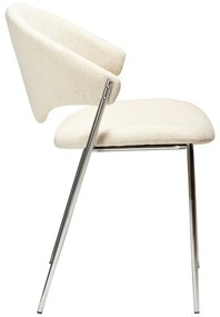 Sedia da pranzo color crema in imbottito Zone – DAN-FORM Denmark