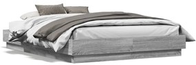 Giroletto Con Luci Led Grigio Sonoma 120x190 Cm /