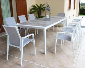TED - tavolo da giardino allungabile in gres