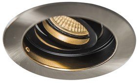 Faretto da incasso Rondoo in acciaio set da 5