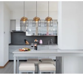 Globo 15530-3H - Lampadario su filo MERRIL 3xE27/60W/230V