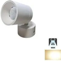 FARETTO LED SOFFITTO ORIENTABILE 7W LUCE NATURALE MODERNO BIANCO APPLIQUE LED