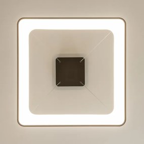 Brilagi - Lampadario LED dimmerabile sospeso a cavo FALCON II LED/125W/230V 60x60 cm nero + telecomando