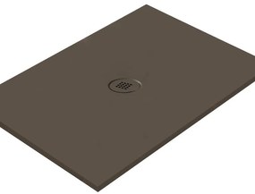 Piatto doccia in ceramica extra slim caffè L 170 x L 70 cm