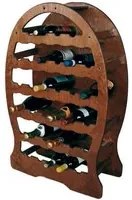 cantinetta botte in legno scuro 33 posti cm.61x26,5x96h vit46858