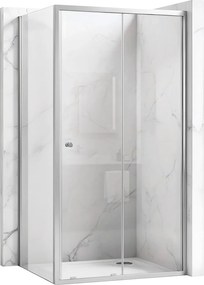 Cabina doccia Rea Primo Slide 100x70 Chrome