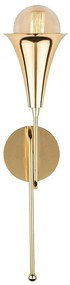 Lampada da parete in metallo color oro Opviq luci Isidor - Opviq lights