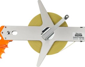Rotella metrica STANLEY MASTER II in acciaio L 50 m x 12.7 mm