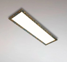 Pannello LED Aurinor Quitani, Bronzo / Ottone antico, Soggiorno / Sala da pranzo, Alluminio, Moderno, Plafoniera LED