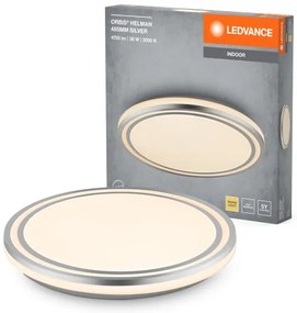 Ledvance - Plafoniera LED ORBIS HELMAN LED/36W/230V diametro 48,5 cm argento