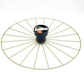 Applique MONTANA 1xE27/15W/230V diametro 45 cm oro