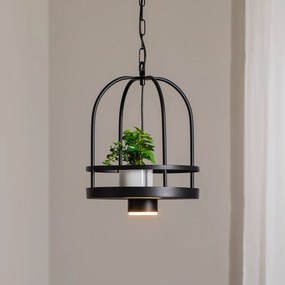 Luminex Lampada a sospensione Zona, nera, Ø 30 cm, acciaio